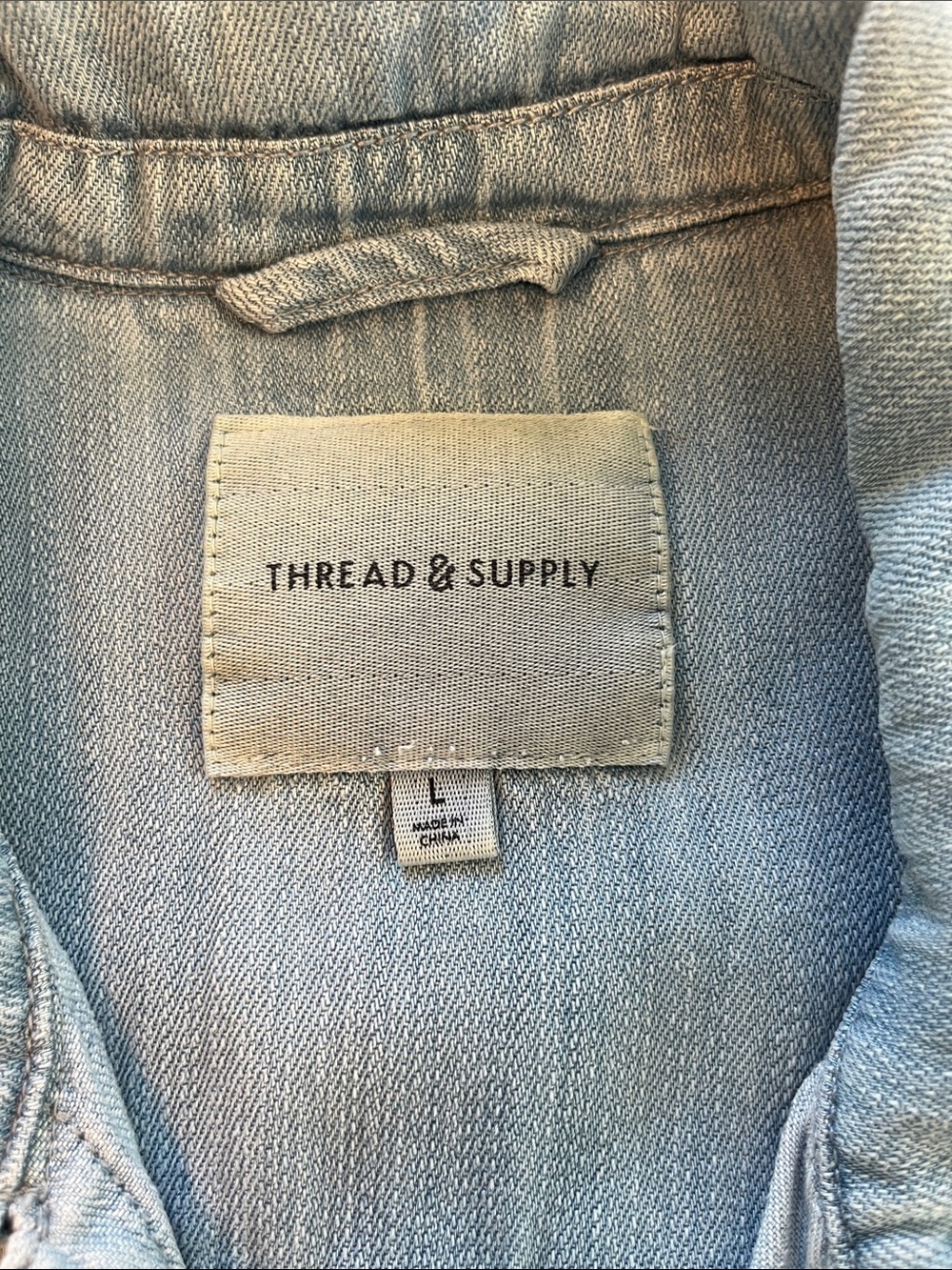 Thread & Supply Light Blue Denim Shirt - Picture 2 of 5